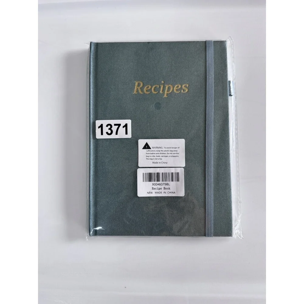 New Recipe Book to Write Your Own Recipes, Blank Cookbook Notebook with Tabs